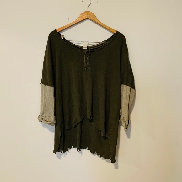 Free People We The Free Star Henley Top - Picture 6 of 6